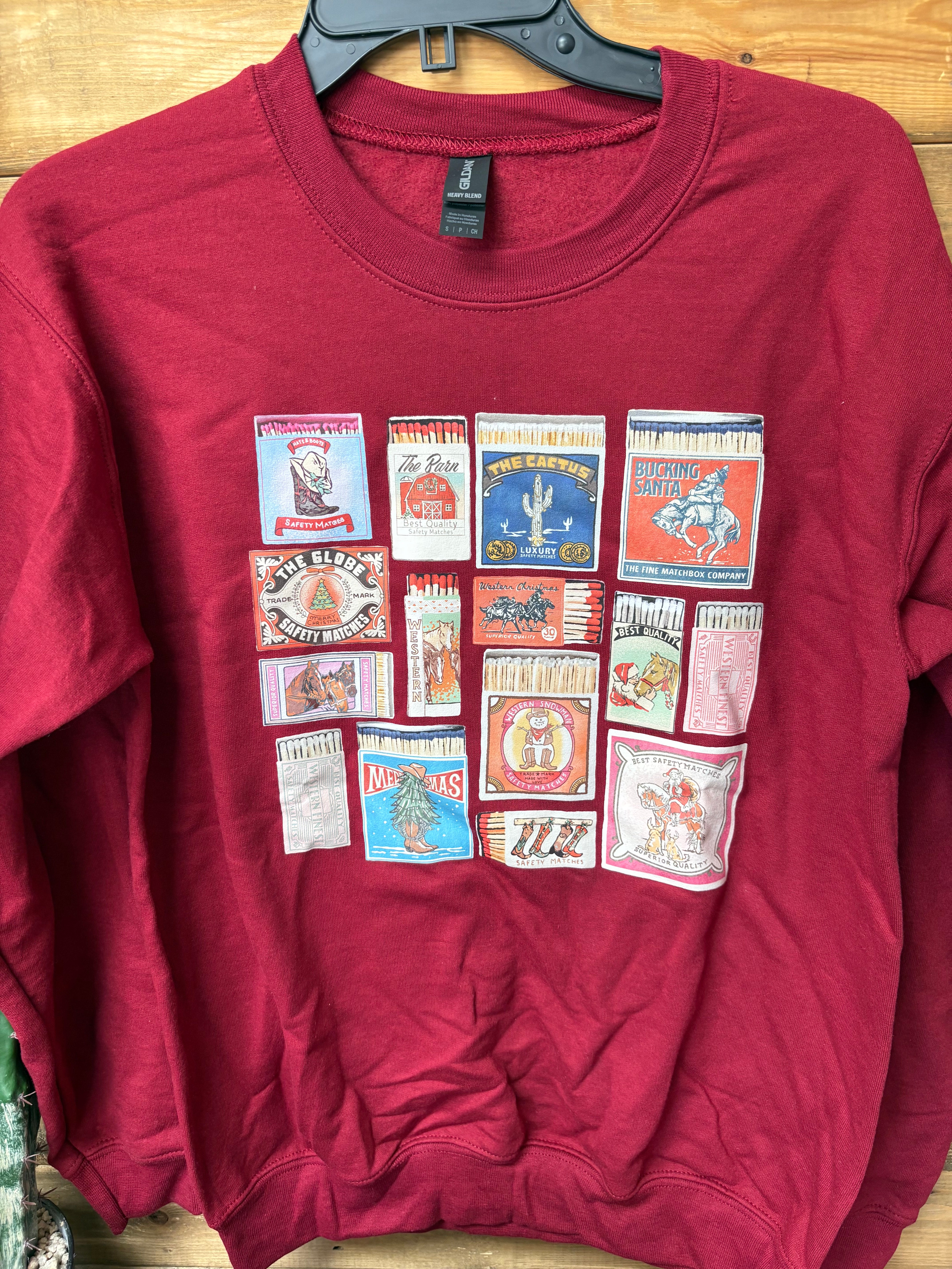 Christmas Matchboxes Sweatshirt