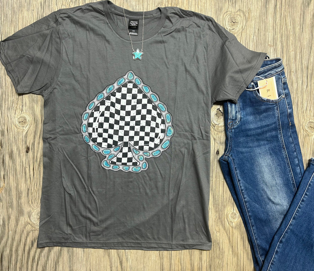The Turquoise Spade Tee