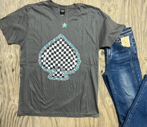 The Turquoise Spade Tee