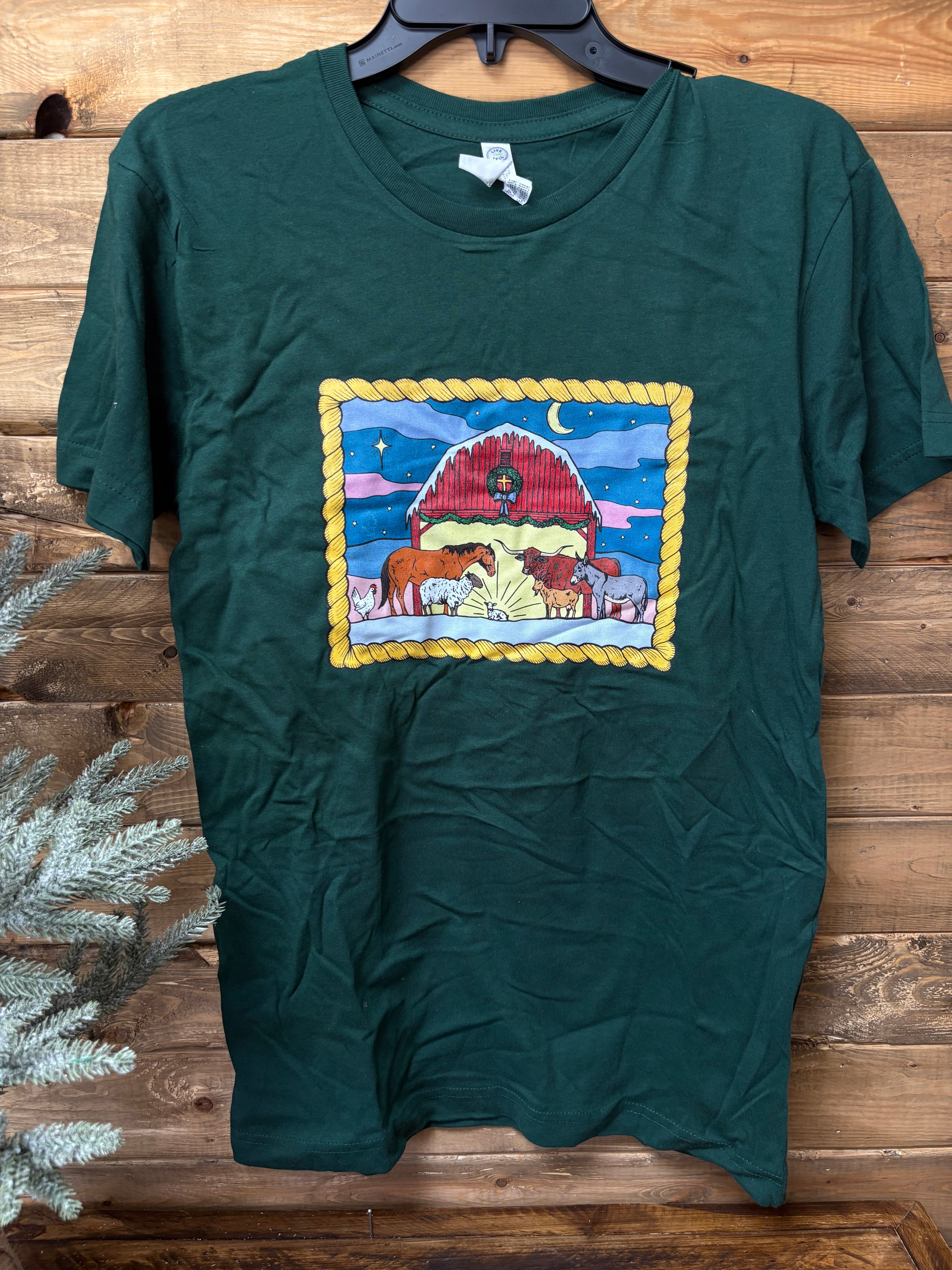 Farm Nativity Tee
