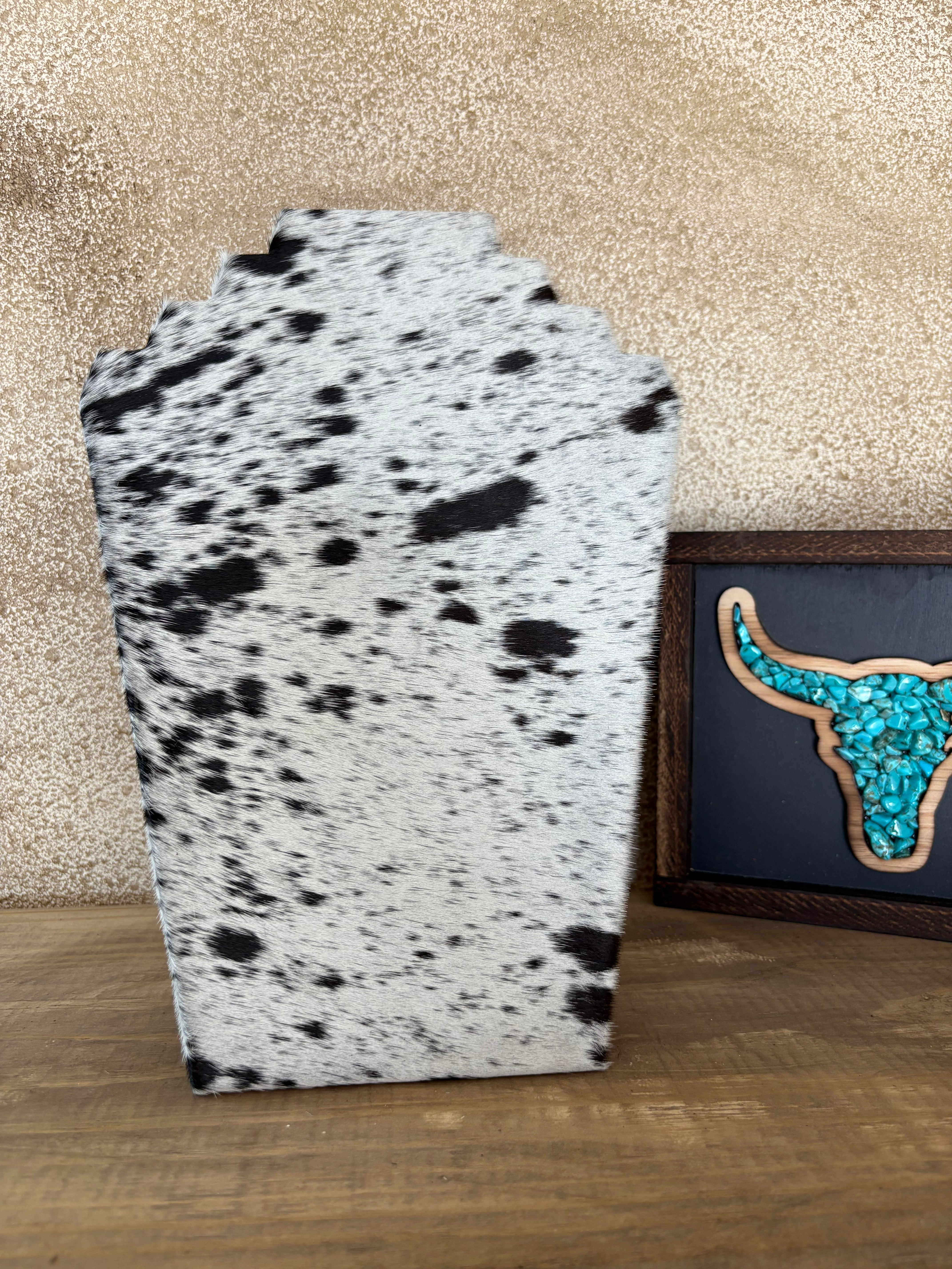 Cowhide Necklace Display