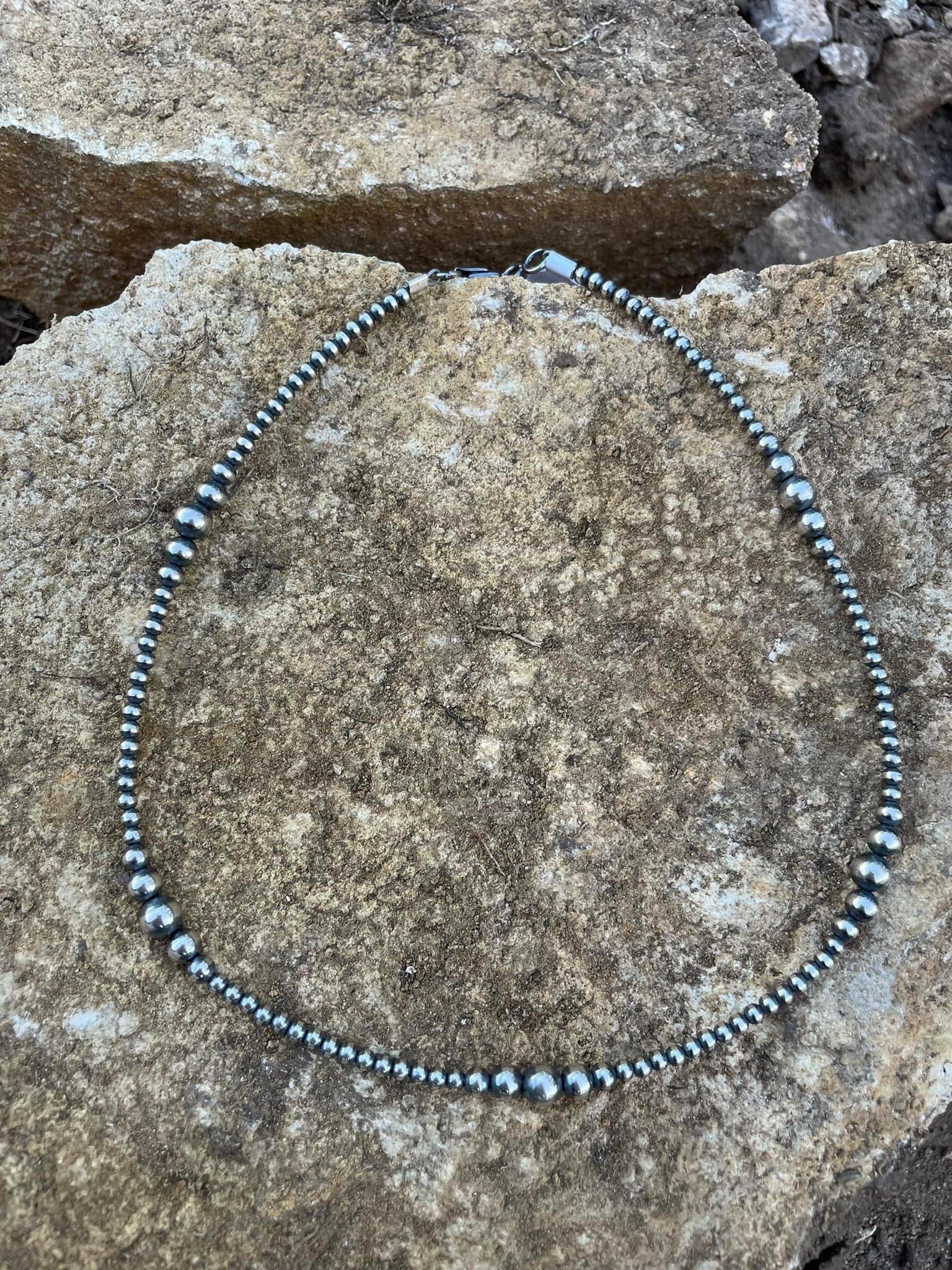 3-6mm Graduated Navajo Pearls