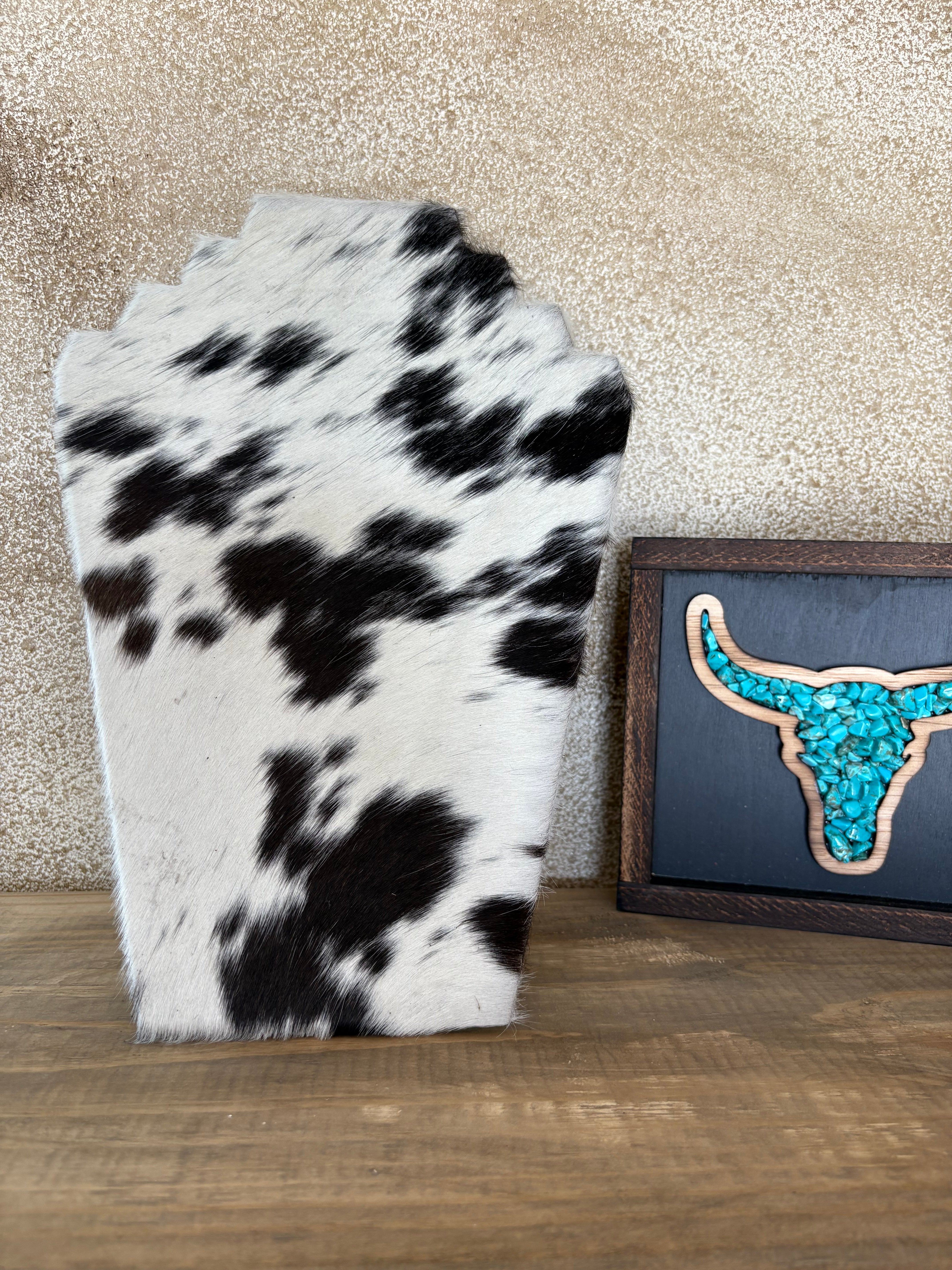 Cowhide Necklace Display