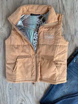 Camel Boot Stitch Vest