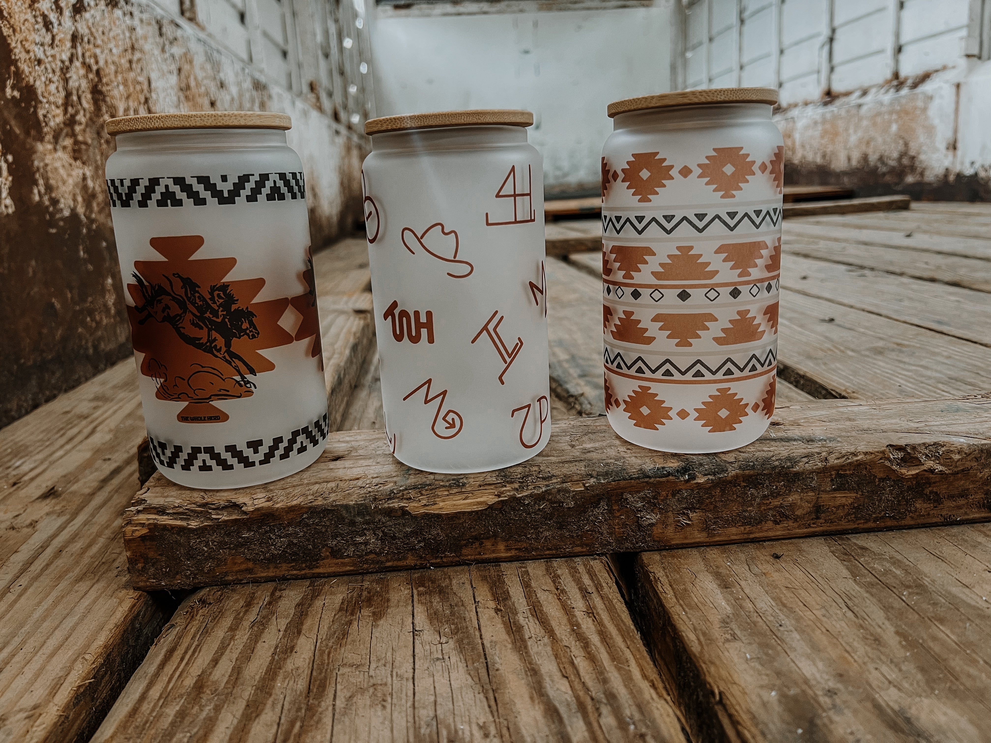 Western Glass Tumblers