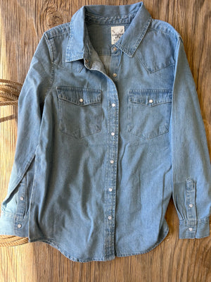 Desert Denim Button Up