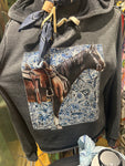 The Paisley Ranch Horse Hoodie