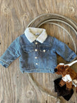 Cowkids Denim Sherpa Jacket