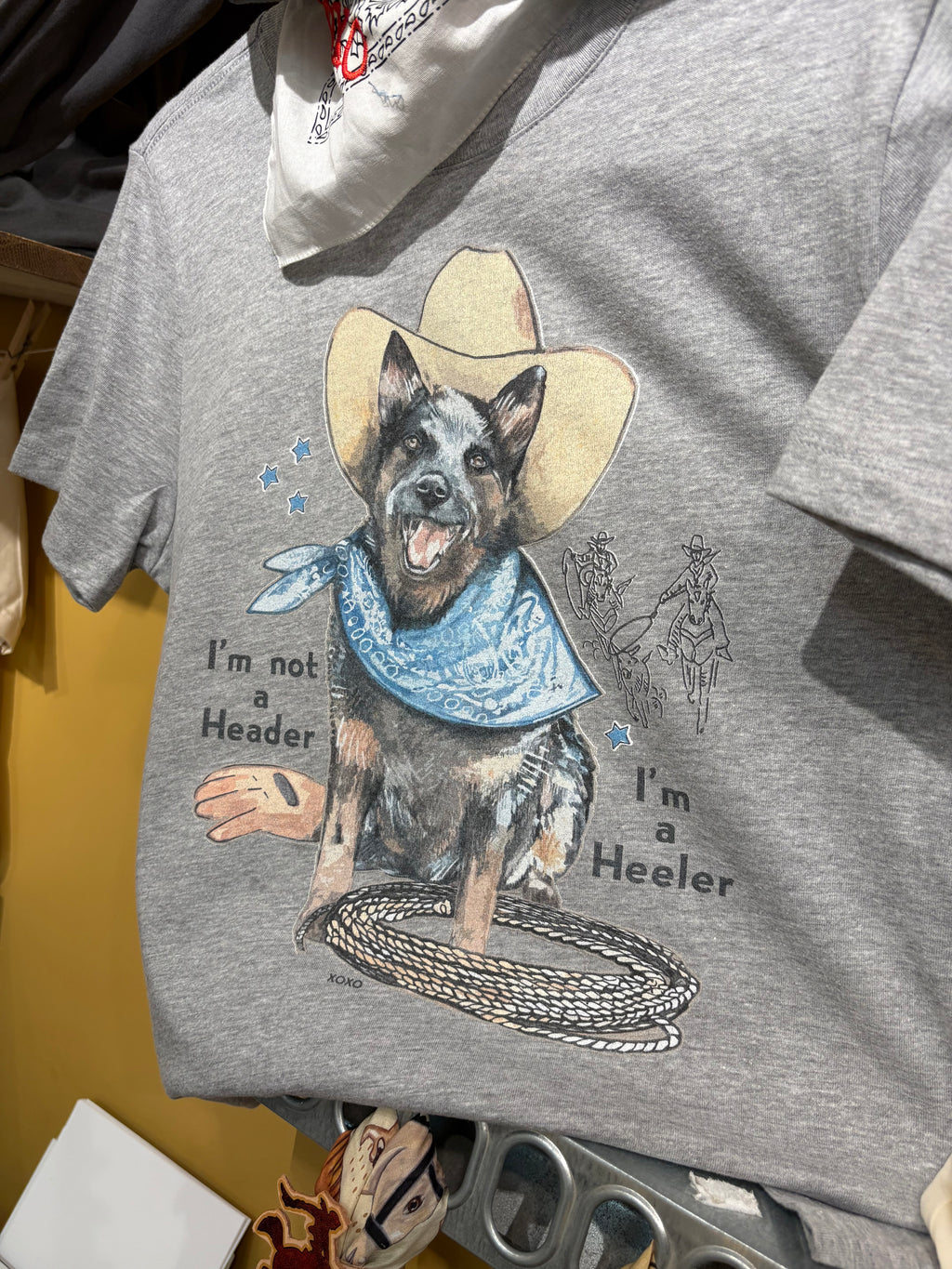 The Heeler not a Header Tee
