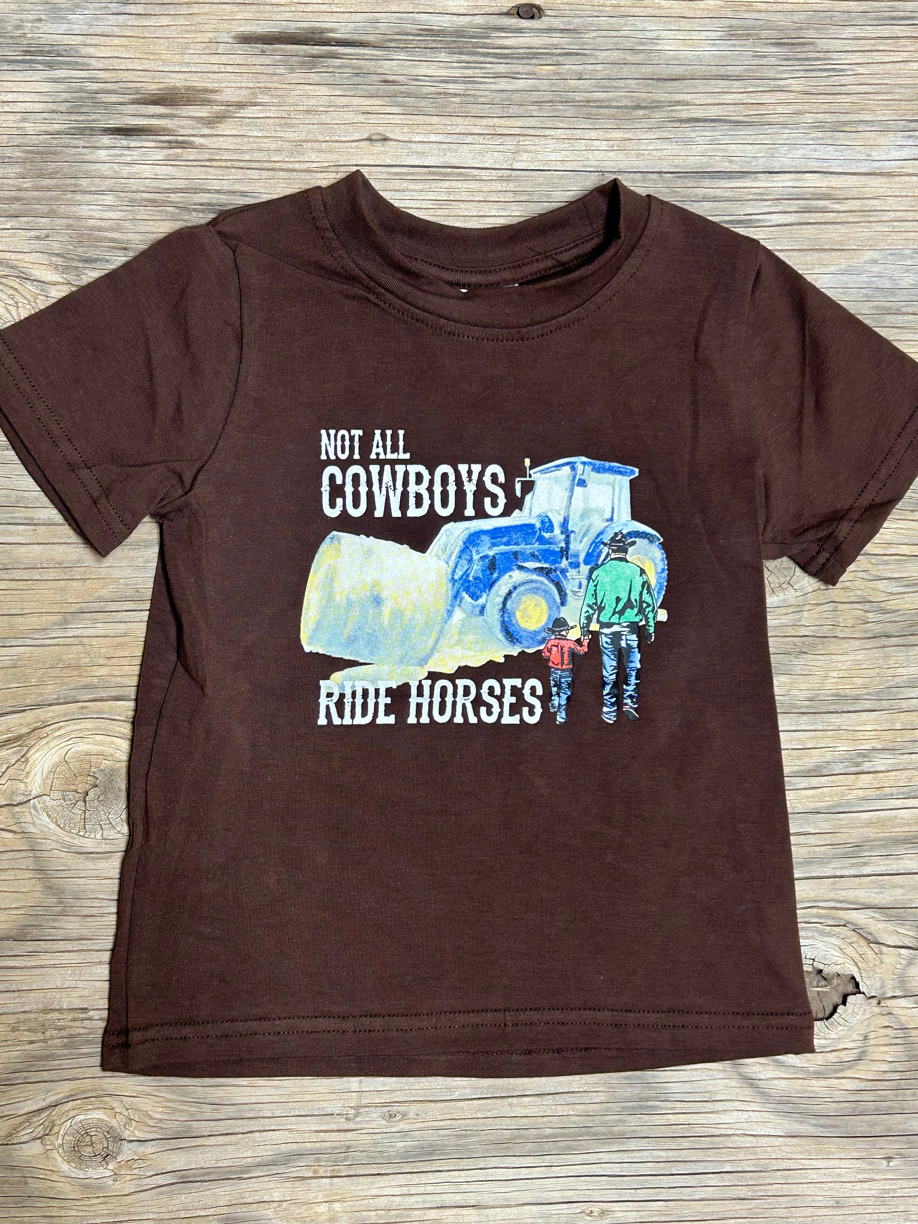 Cowkids Cowboy Tractor Tee