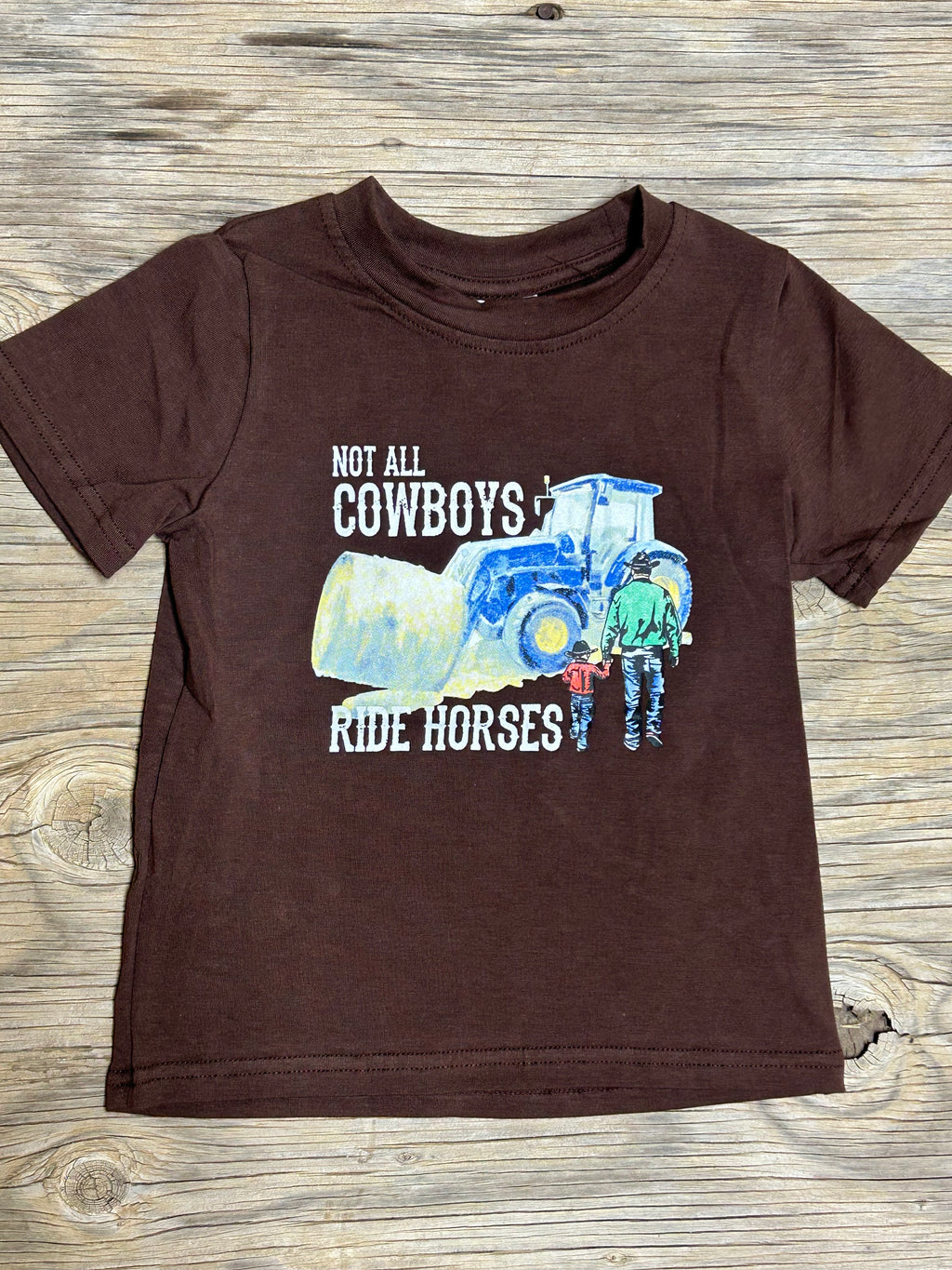 Cowkids Cowboy Tractor Tee