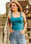 Buckle Tank Turquoise