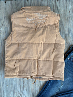 Camel Boot Stitch Vest
