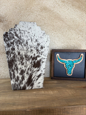 Cowhide Necklace Display