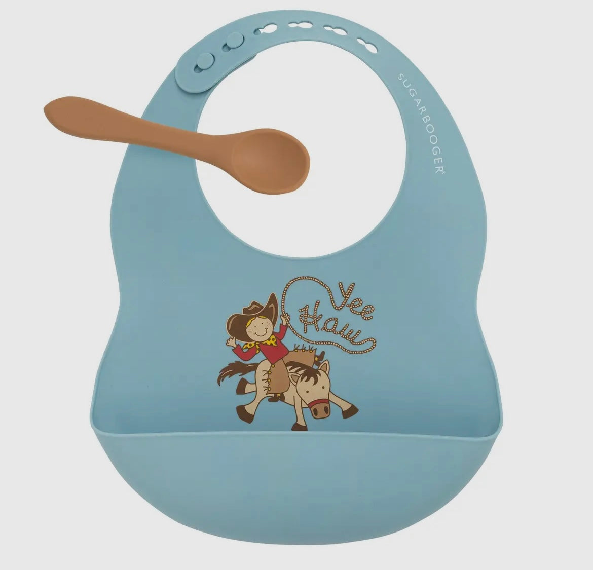 Cowkids Silicone Bib Set