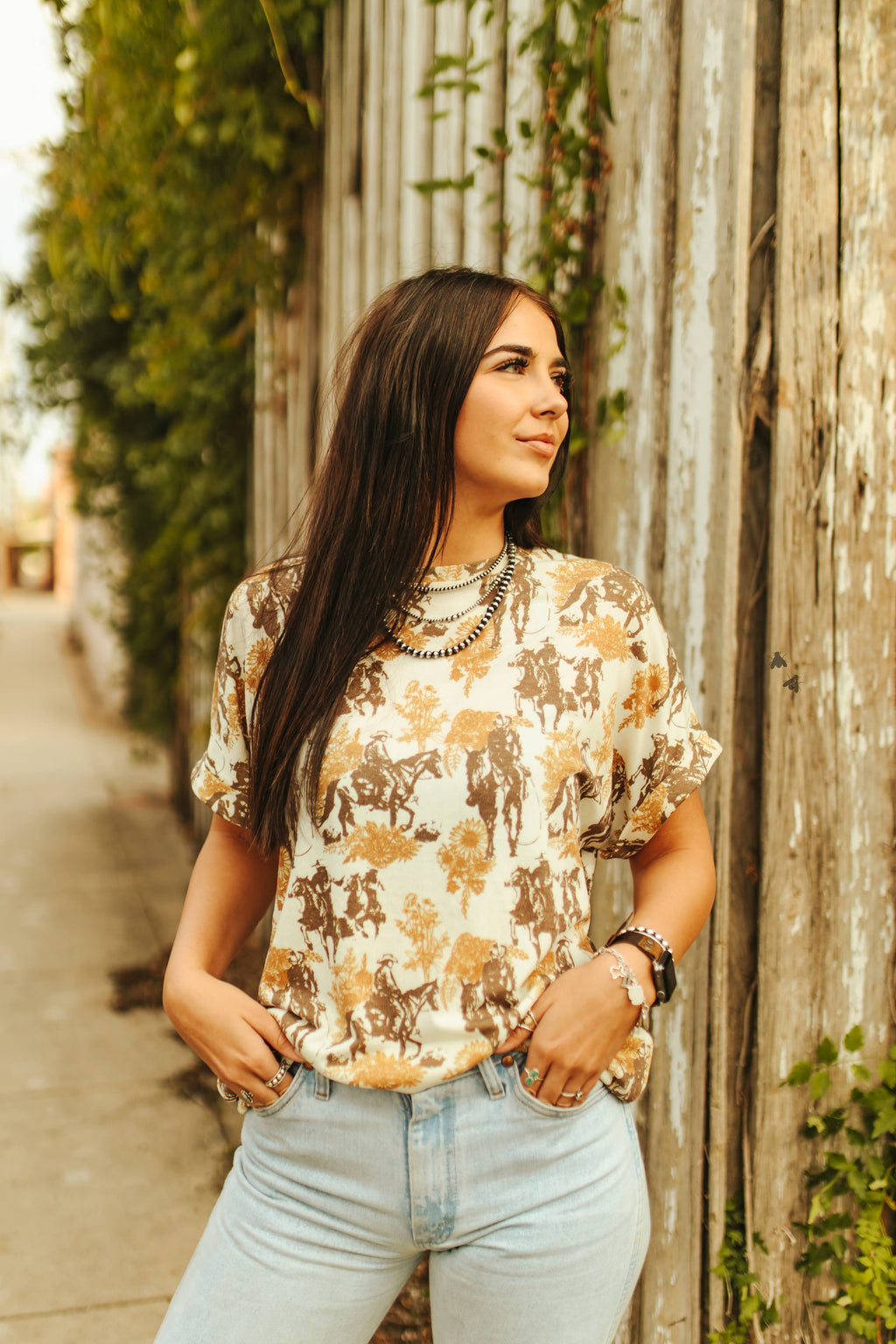 Sunflower Blooms Top
