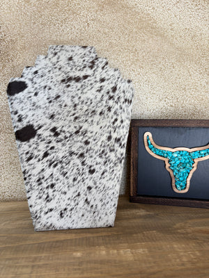 Cowhide Necklace Display