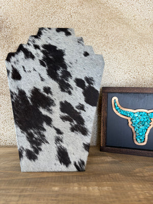 Cowhide Necklace Display