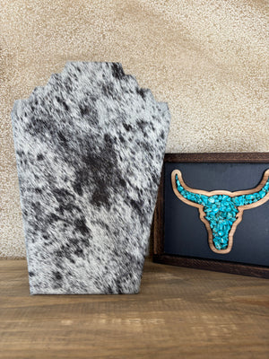 Cowhide Necklace Display