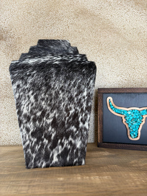 Cowhide Necklace Display