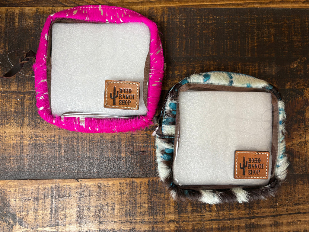 Cowhide Mini Travel Cube