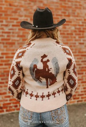 The Horseshoe Bronc Zip Sweater Preorder