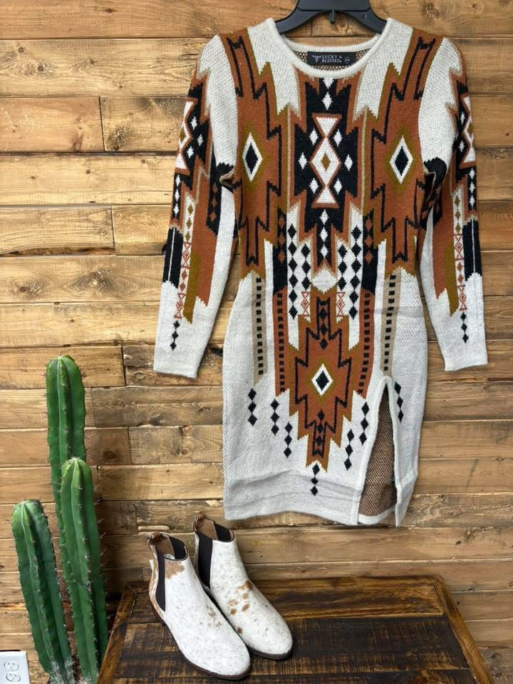 The Santa Fe Sweater Dress