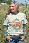 The Floral Cows Tee