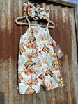 Cowkids Prairie Bronc Romper Set