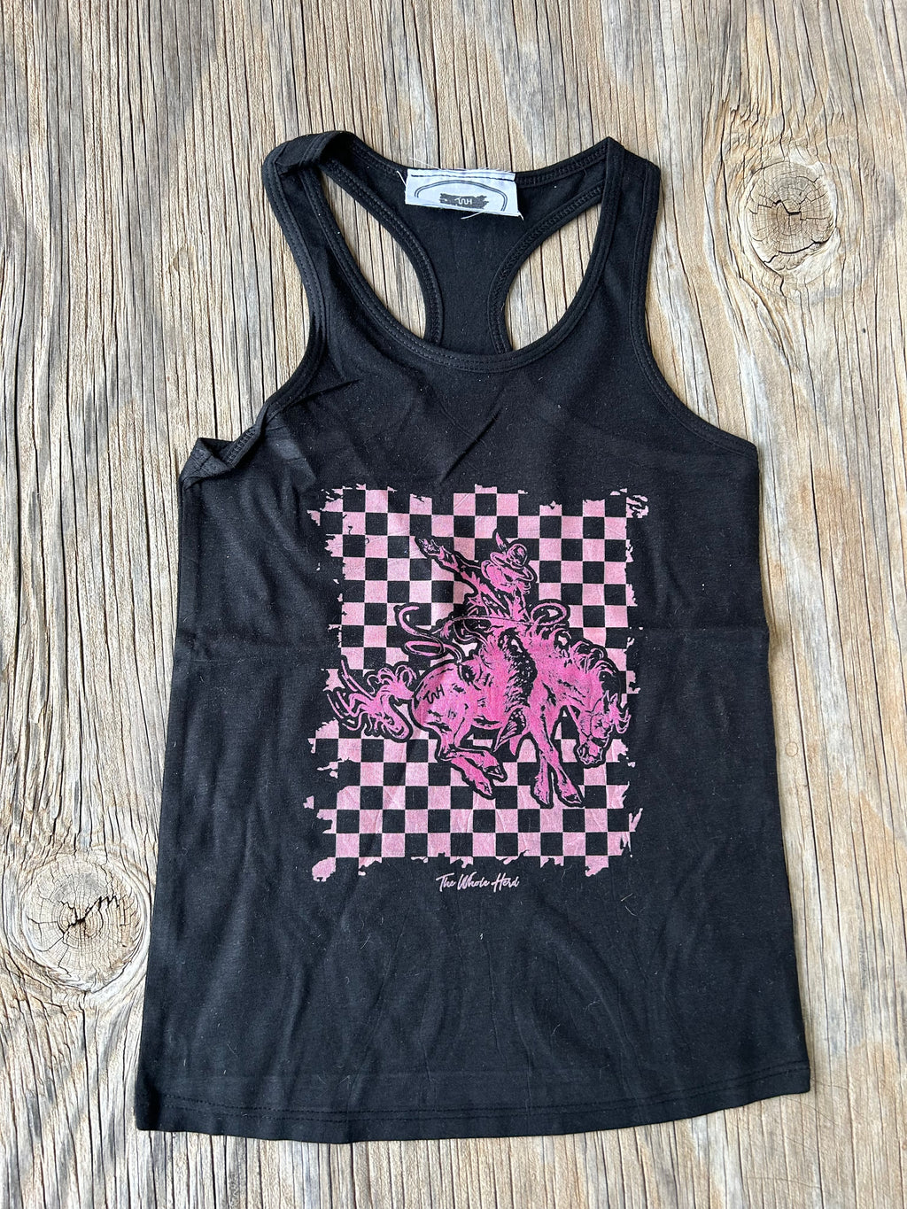 Cowkids Checkered Bronc Tank