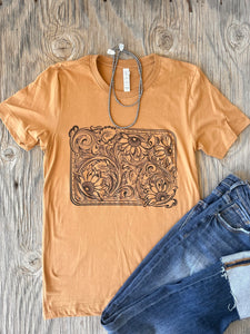 The Tooled Camel TEE