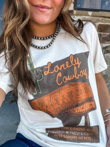 The Lonely Cowboy Motel Tee
