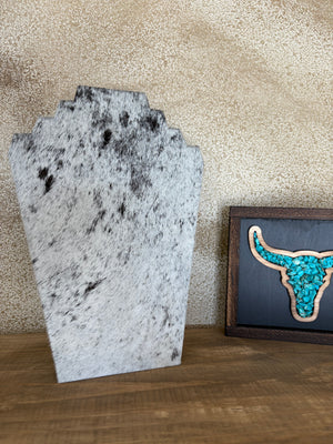 Cowhide Necklace Display