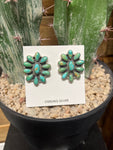 The Turquoise Cluster Earrings