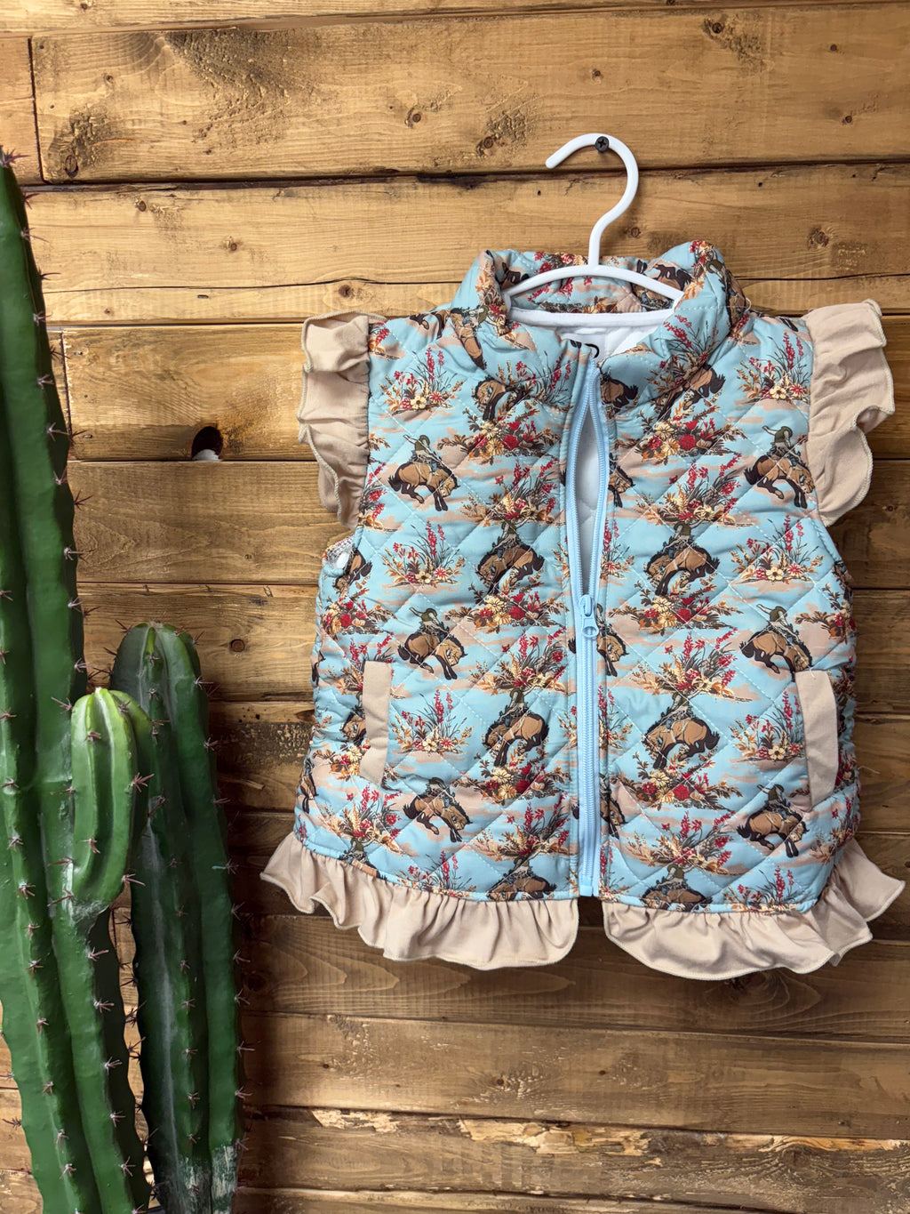 Cowkids Floral Bronc Vest