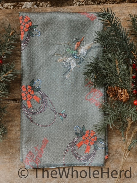 The Western Christmas Towels