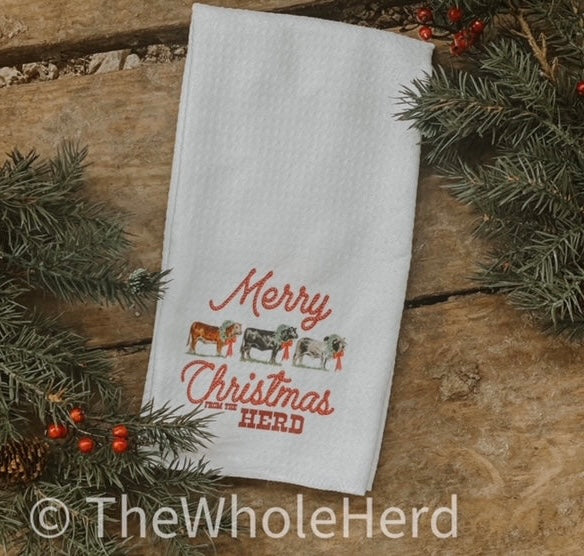 The Western Christmas Towels