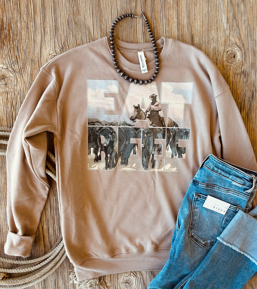 Eat Beef Crewneck