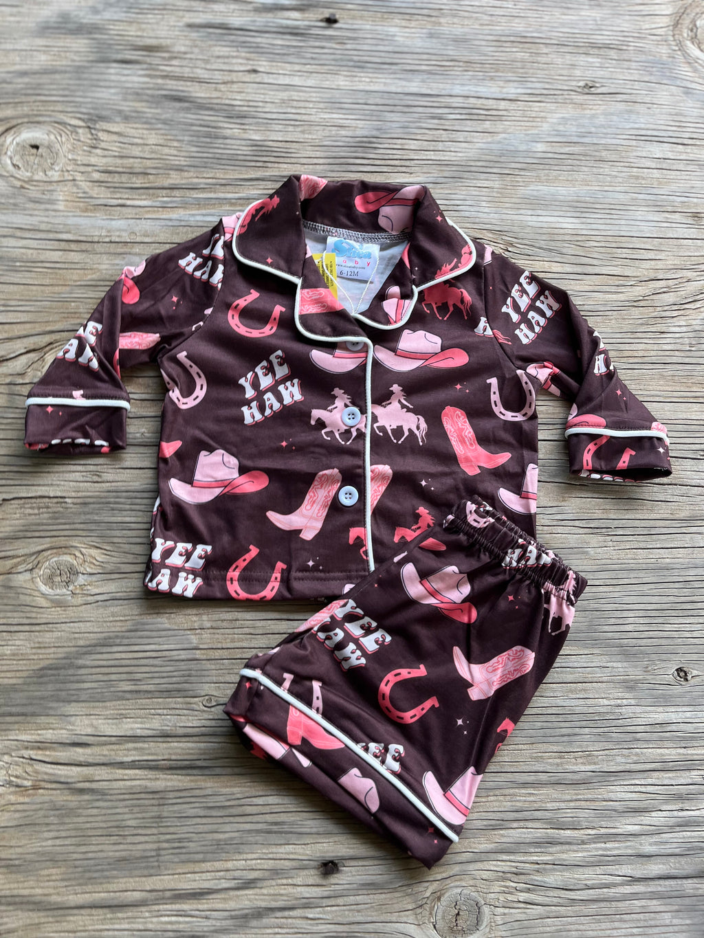 Cowkids YeeHaw Cowgirl Pajamas