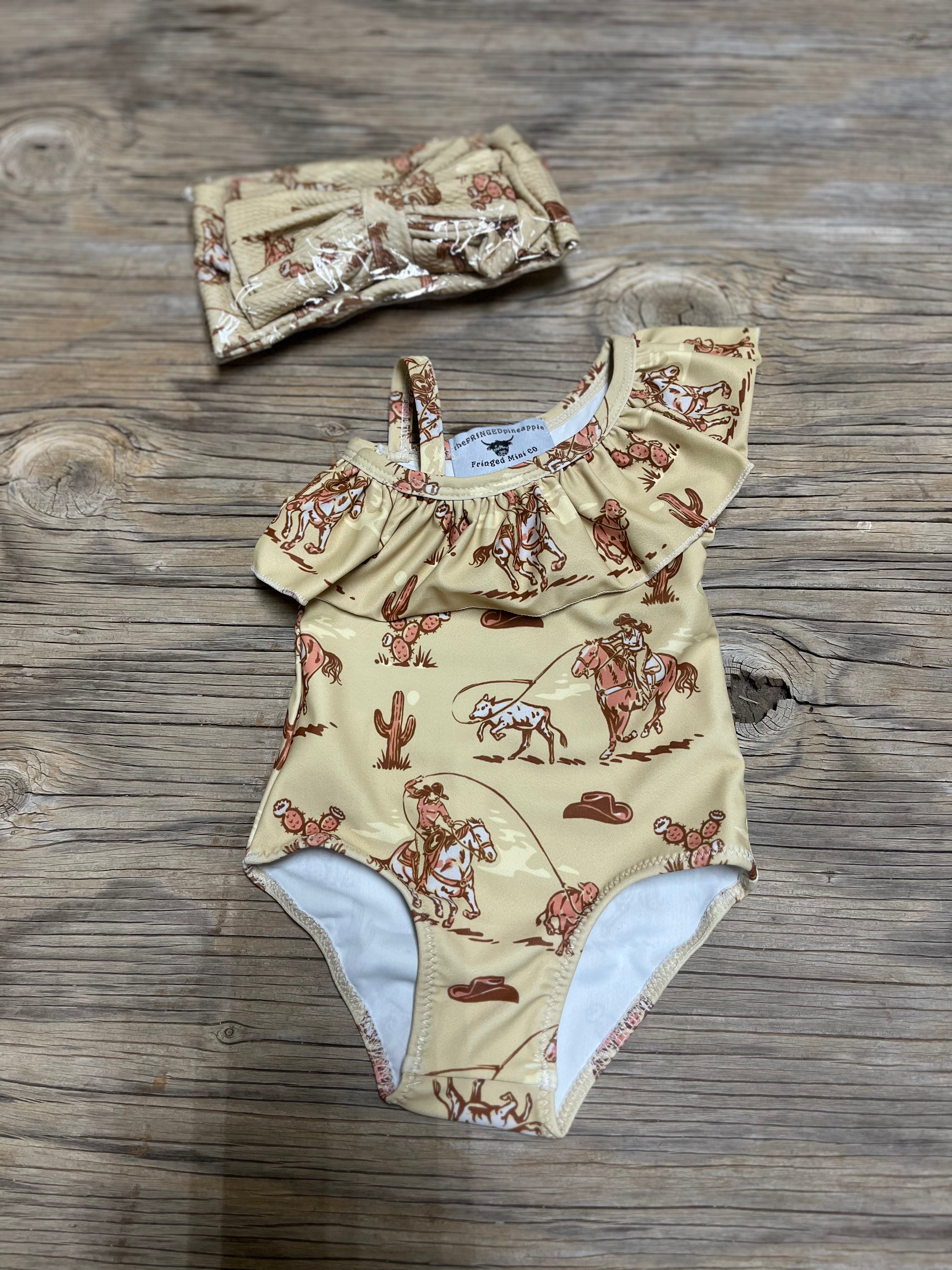 Cowkids 1 Piece Swim 0-3m