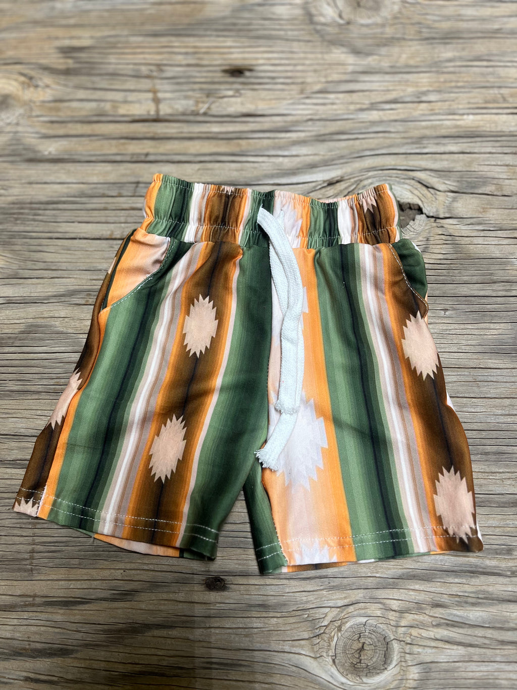 Cowkids Serape Shorts