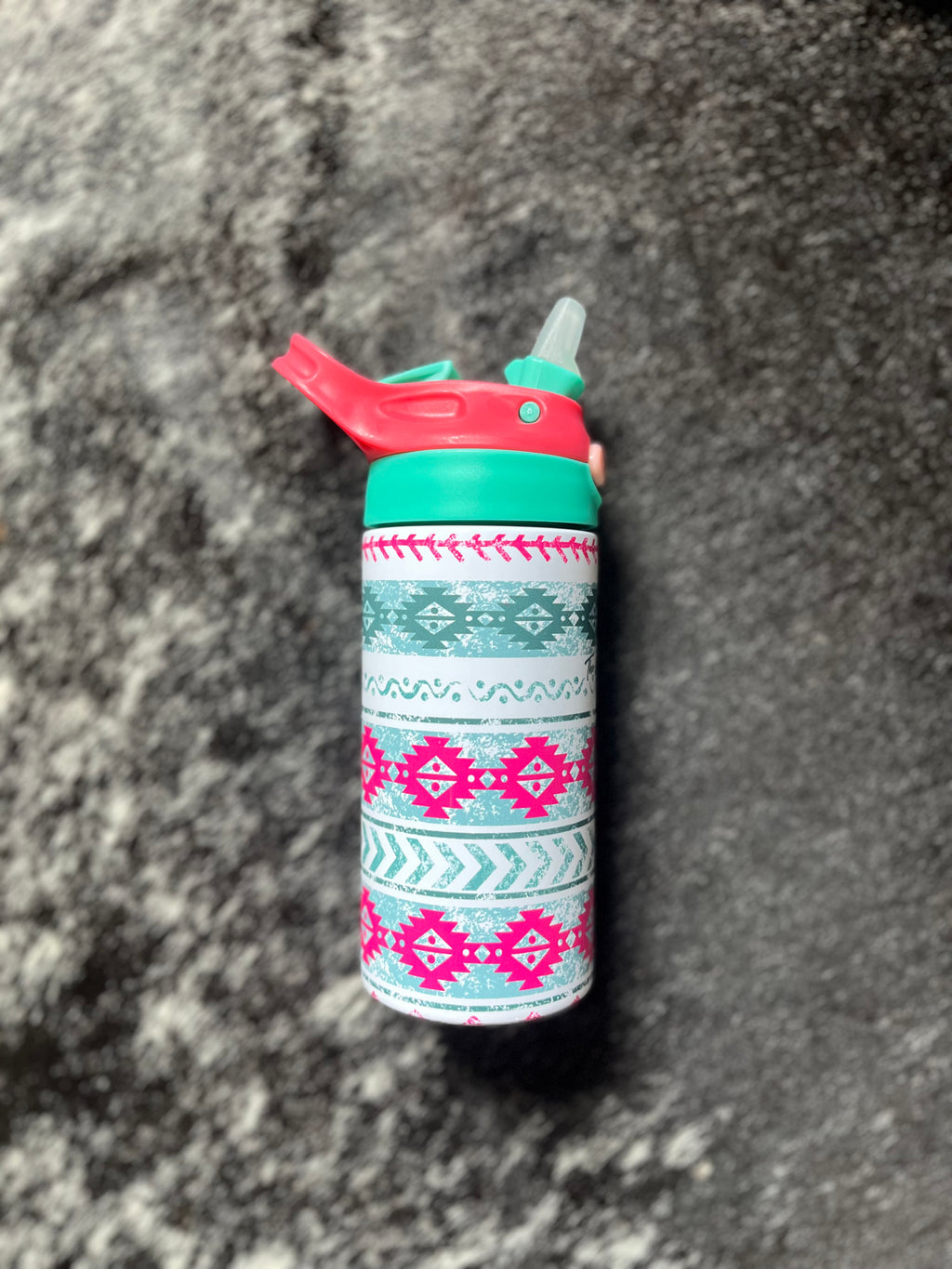 Pink Aztec Kids Tumbler