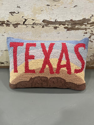 Texas Wool Hook Pillow