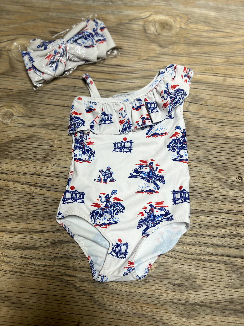 Cowkids American Cowgirl 1 Piece Swim