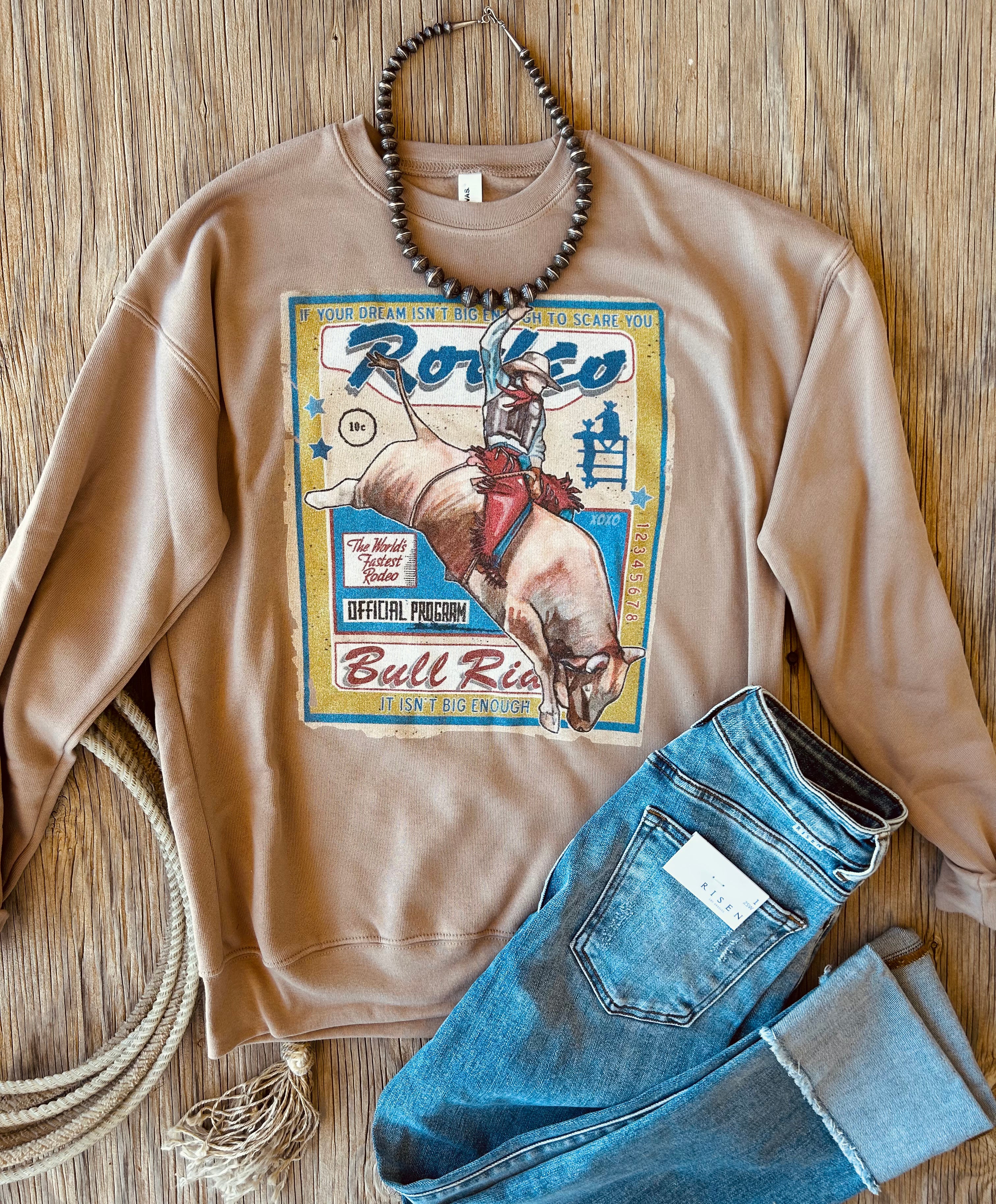 The Bull Rider Crewneck