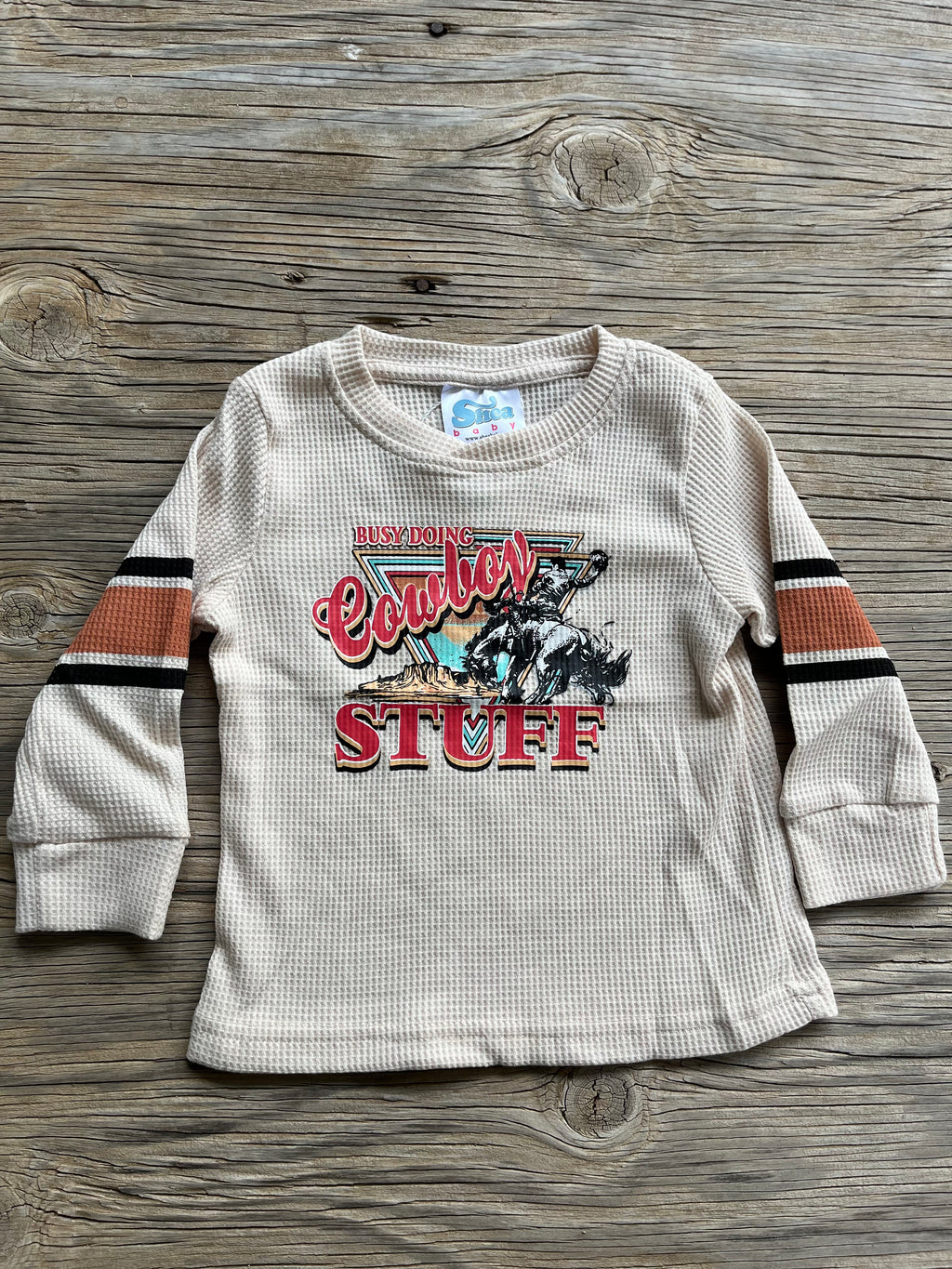 Cowkids Cowboy Stuff Long Sleeve Tee