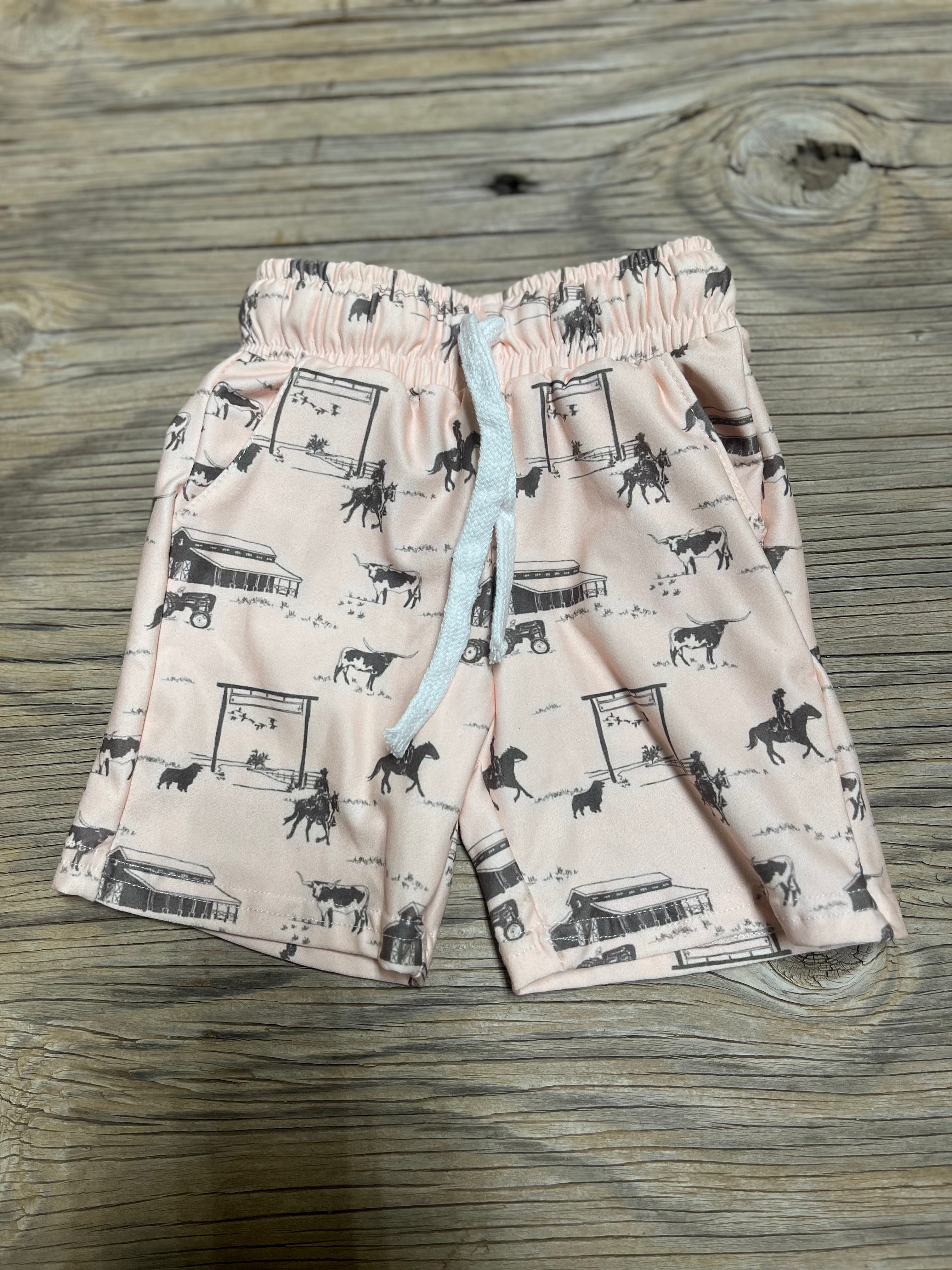 Cowkids Ranching Shorts