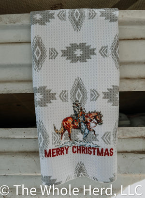 The Western Christmas Towels