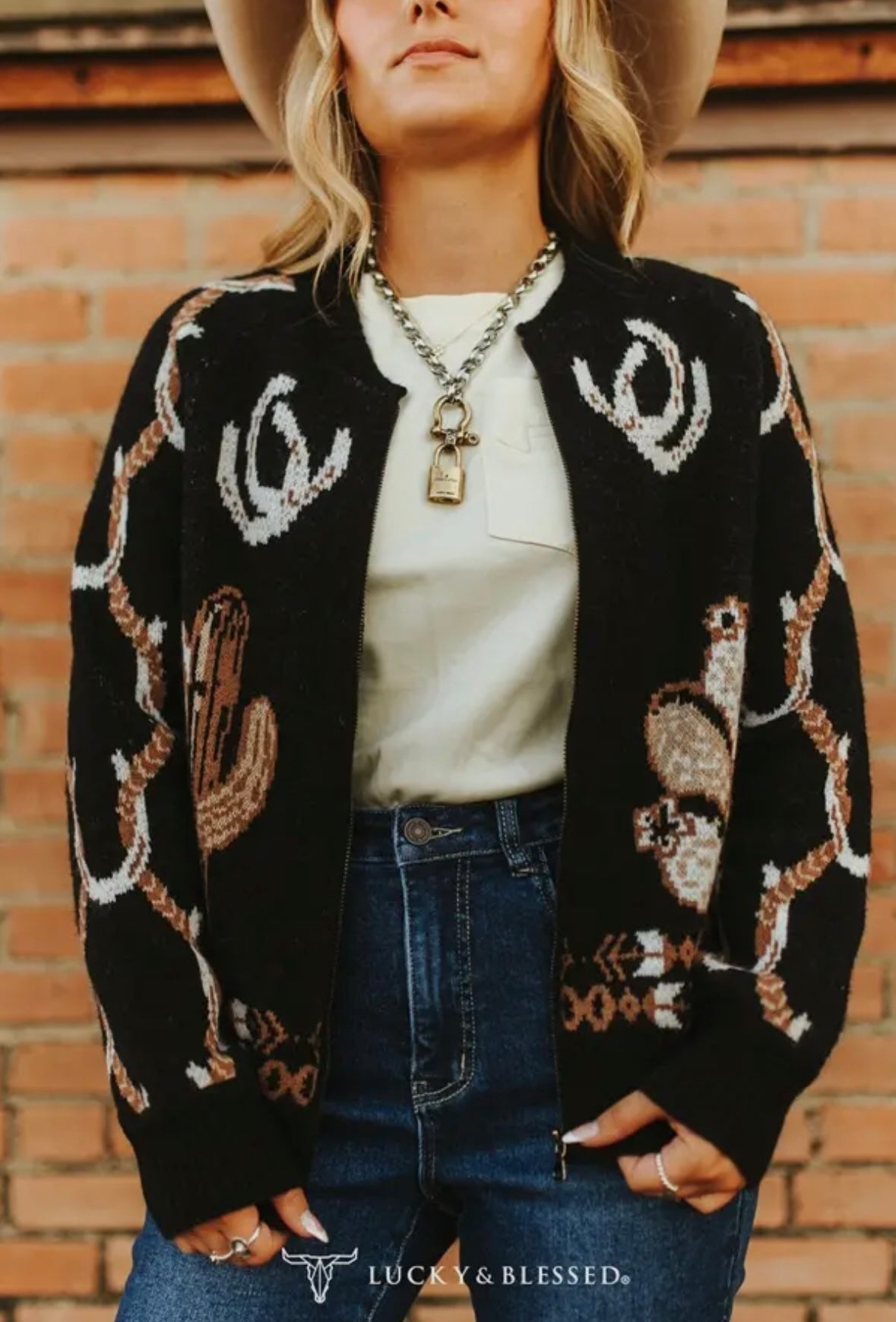 The Saguaro Cactus Zip Sweater