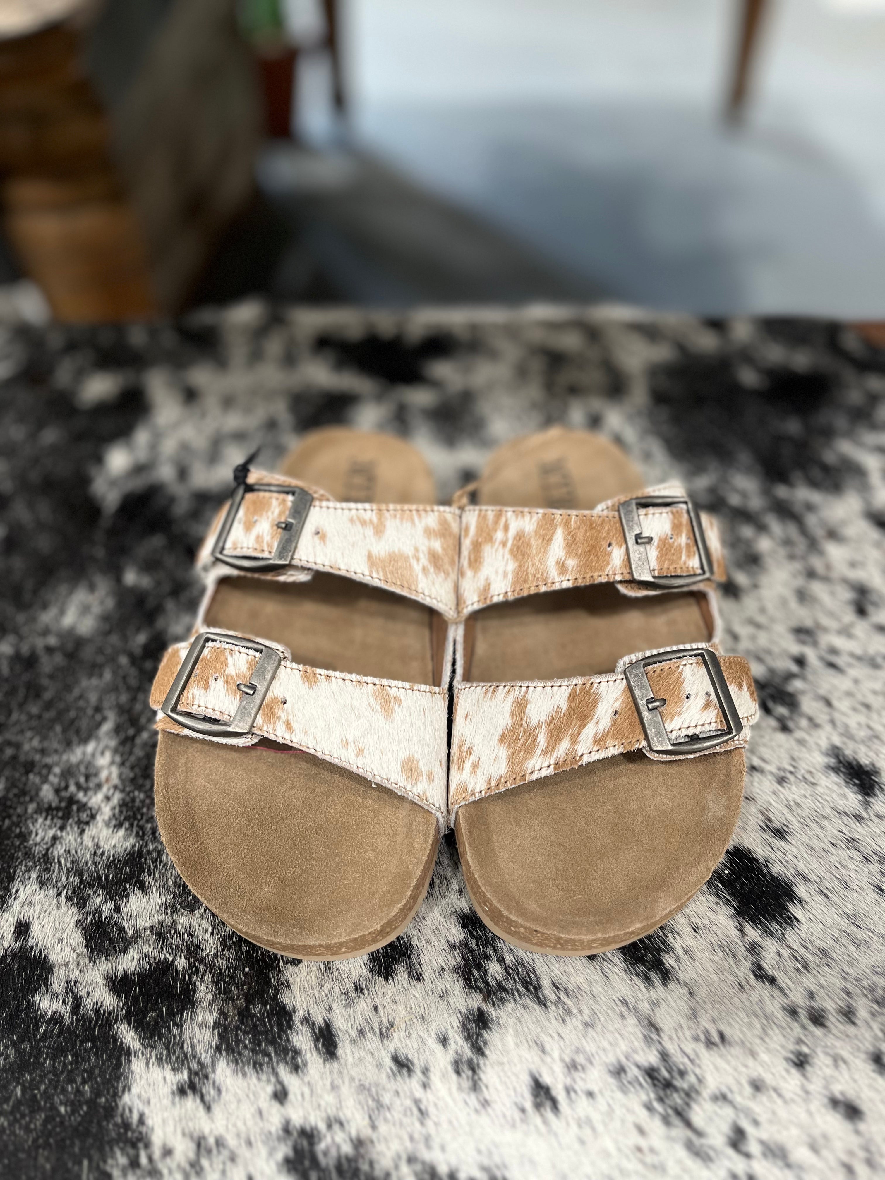 The Cowbabe Sandals Size 7